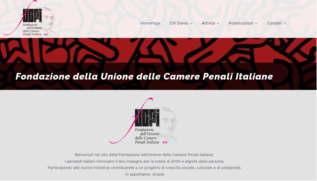 Fondazione Unione Camere Penali Italiane: attivato il sito internet