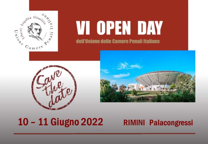 VI OPEN DAY UCPI - Save the date!